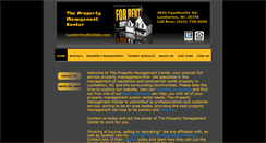 Desktop Screenshot of lumbertonrentals.com